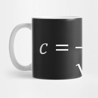 Speed Of Light Formula - Electromagnetism And Physics Mug